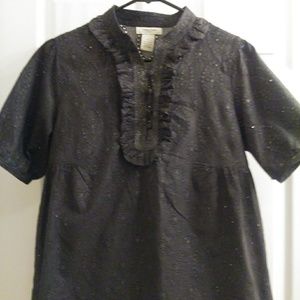Vertigo Vintage Steel Charcoal Grey Blouse